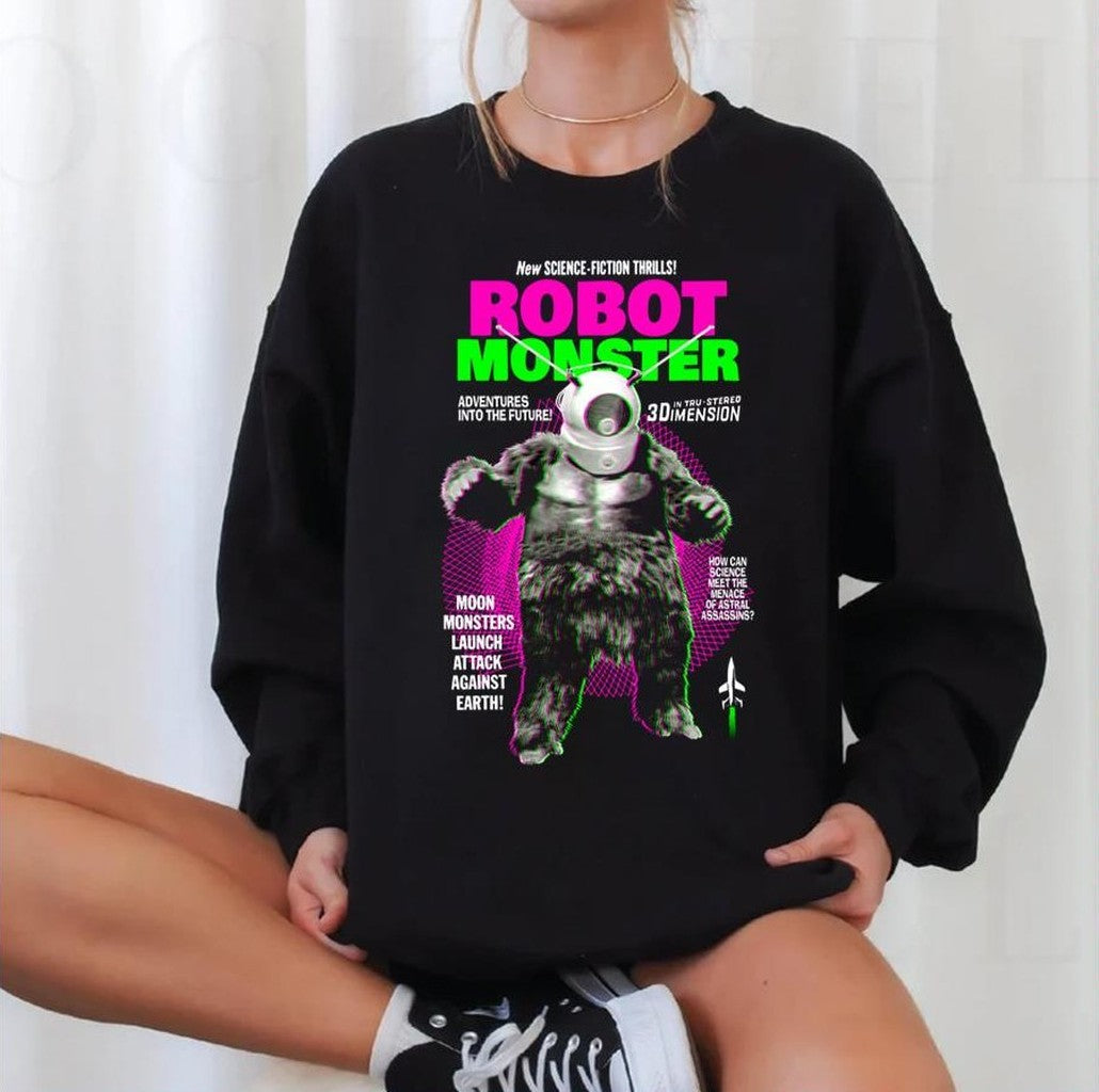 Robot Monster Plan 9 From Outer Space Unisex Sweatshirt - T-Shirt, Sweatshirt, Hoodie