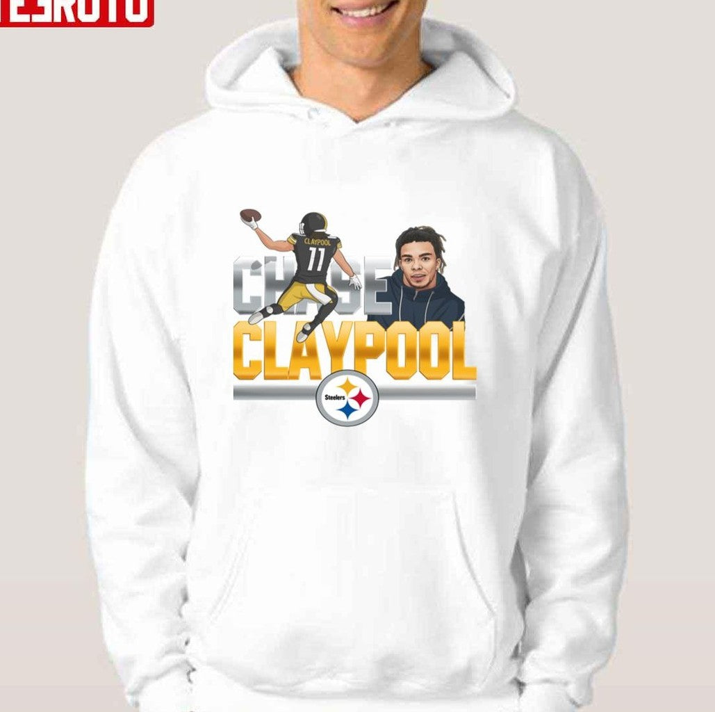 Portrait Chase Claypool Football Unisex Hoodie - T-Shirt, Sweatshirt, Hoodie