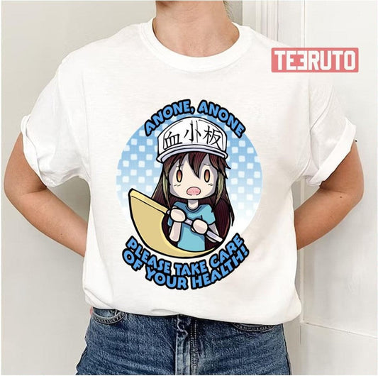 Anime Platelet Chan Cells At Work Unisex T-Shirt - T-Shirt, Sweatshirt, Hoodie