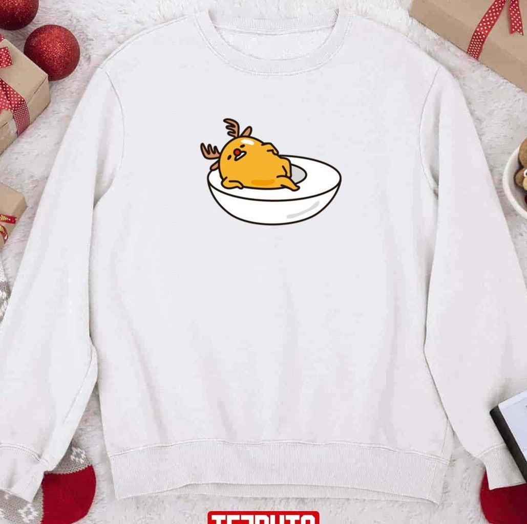 Reindeer Gudetama For Christmas Unisex Sweatshirt - T-Shirt, Sweatshirt, Hoodie