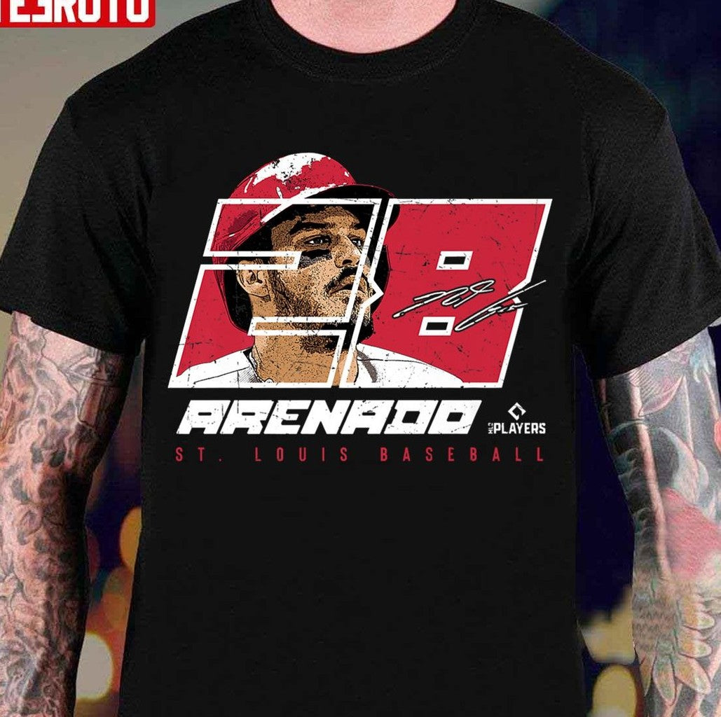 Nolan Arenado Silhouette Nado St Louis Mlbpa Unisex T-Shirt - T-Shirt, Sweatshirt, Hoodie