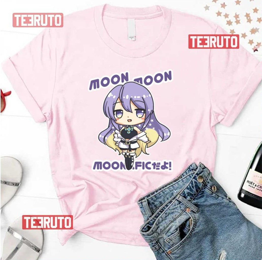 Moonafic Dayo Id Gen 1 Moona Hoshinova Hololive Unisex T-Shirt - T-Shirt, Sweatshirt, Hoodie