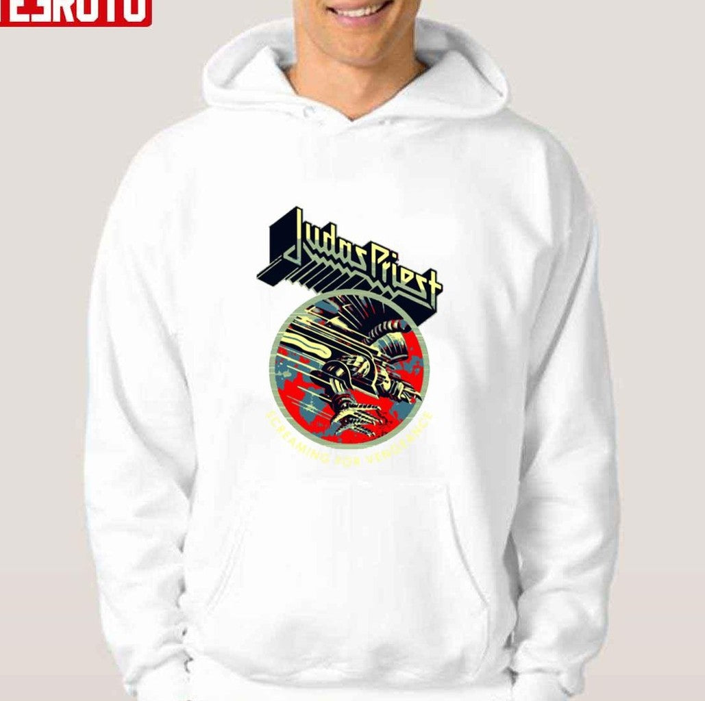 Screaming For Vengeance Judas Priest Music Unisex Hoodie - T-Shirt, Sweatshirt, Hoodie