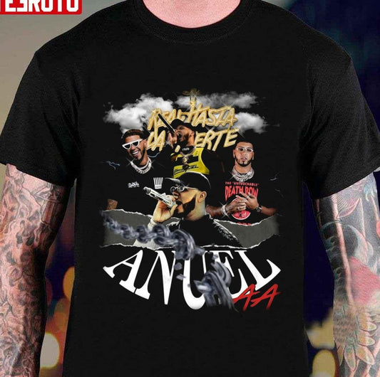 Anuel Aa Puerto Rican Retro Bootleg Unisex T-shirt - T-Shirt, Sweatshirt, Hoodie