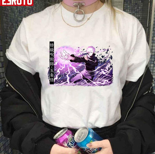 Anime Jujutsu Kaisen The Pride Of The Gojo Family Satoru Gojo Anime Unisex T-Shirt - T-Shirt, Sweatshirt, Hoodie