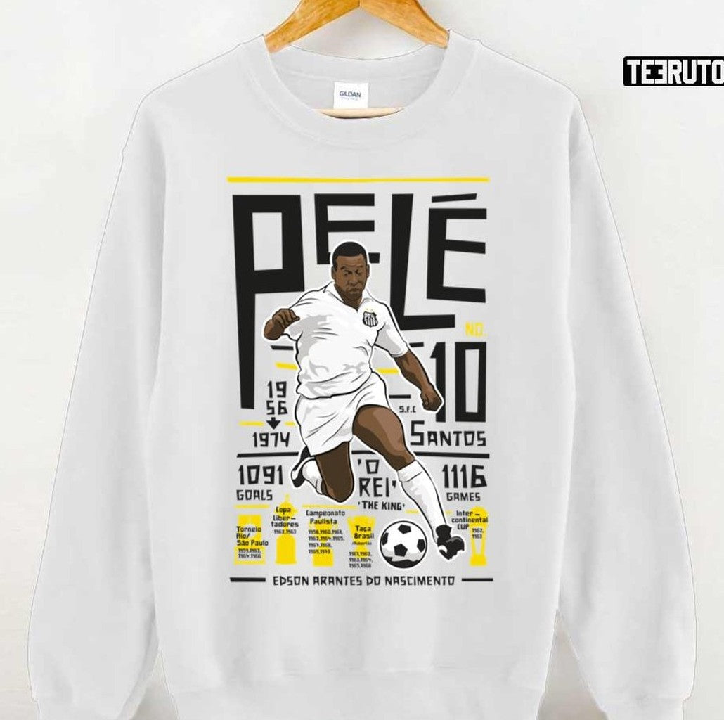 Pel Santos Fc The Football Legend Unisex Sweatshirt - T-Shirt, Sweatshirt, Hoodie