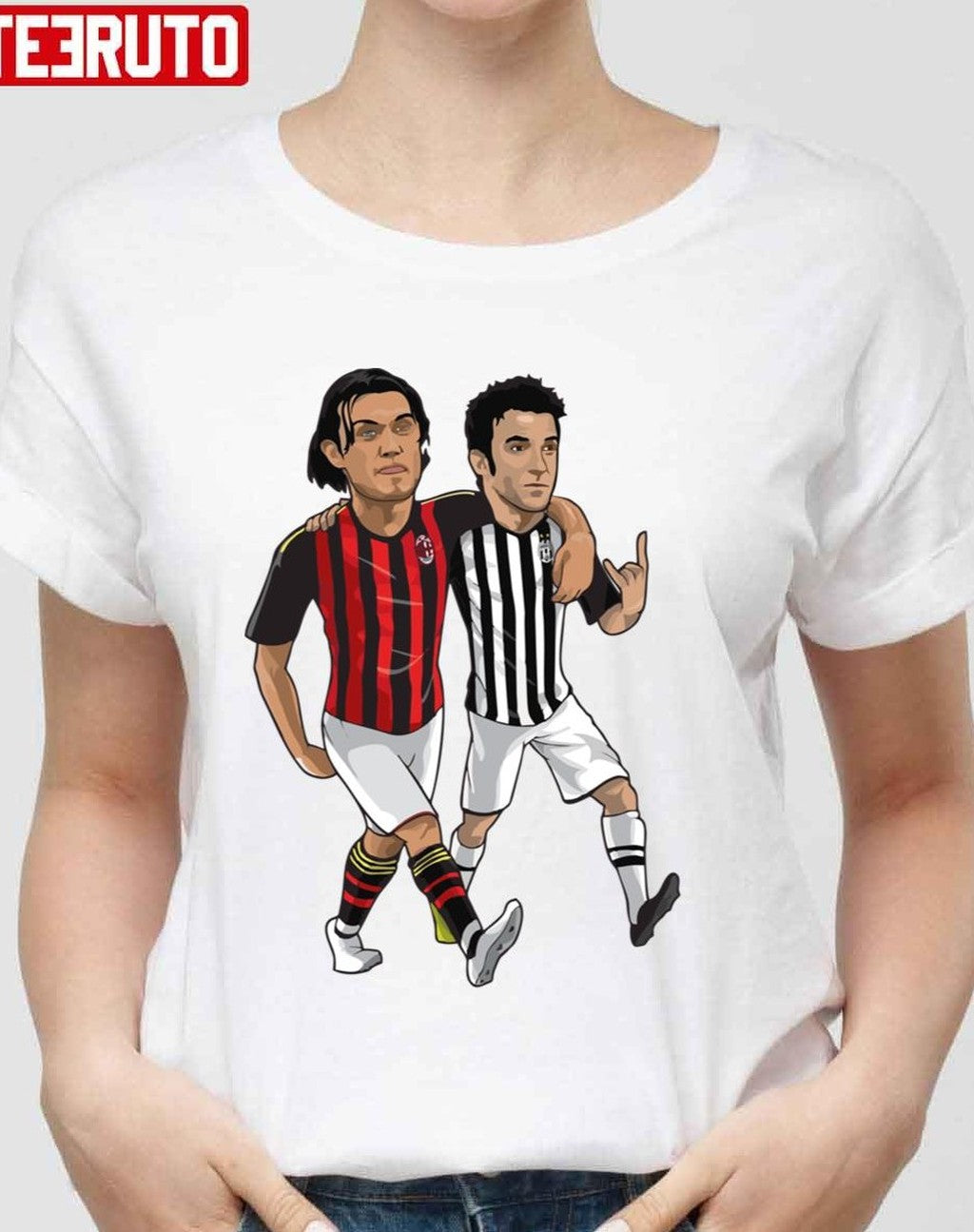 Poprain Legends From Milan Paolo Maldini Unisex T-Shirt - T-Shirt, Sweatshirt, Hoodie