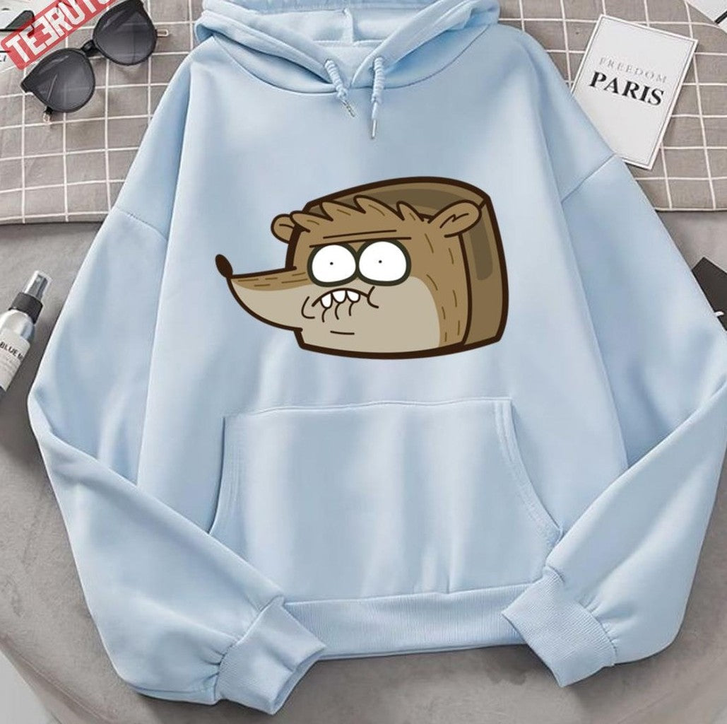 Rigby Regular Show Boxheadz Unisex Hoodie - T-Shirt, Sweatshirt, Hoodie