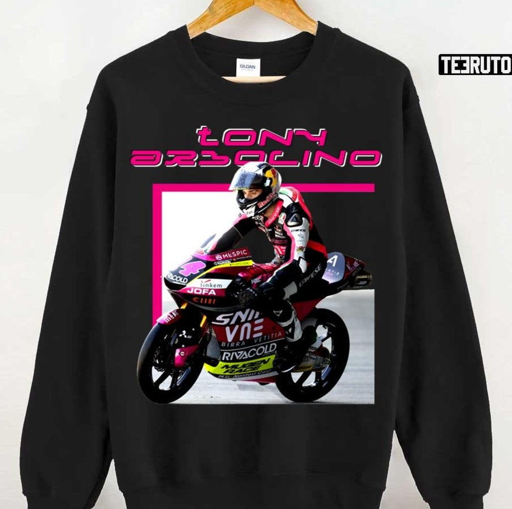 Moto3 Champion Pro Tony Antonio Arbolino Number 14 Fan Unisex Sweatshirt - T-Shirt, Sweatshirt, Hoodie