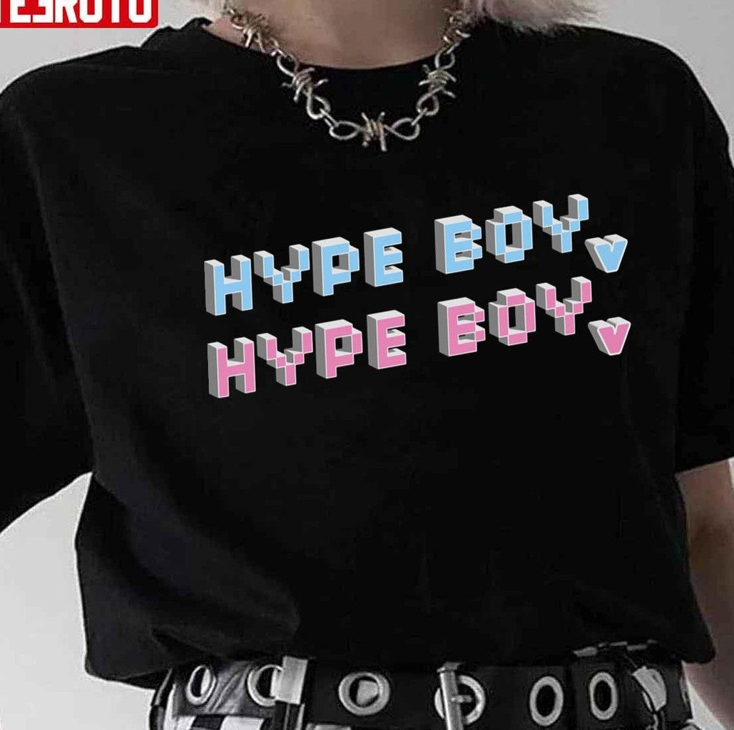 Pixel Newjeans Hype Boy Unisex T-Shirt - T-Shirt, Sweatshirt, Hoodie