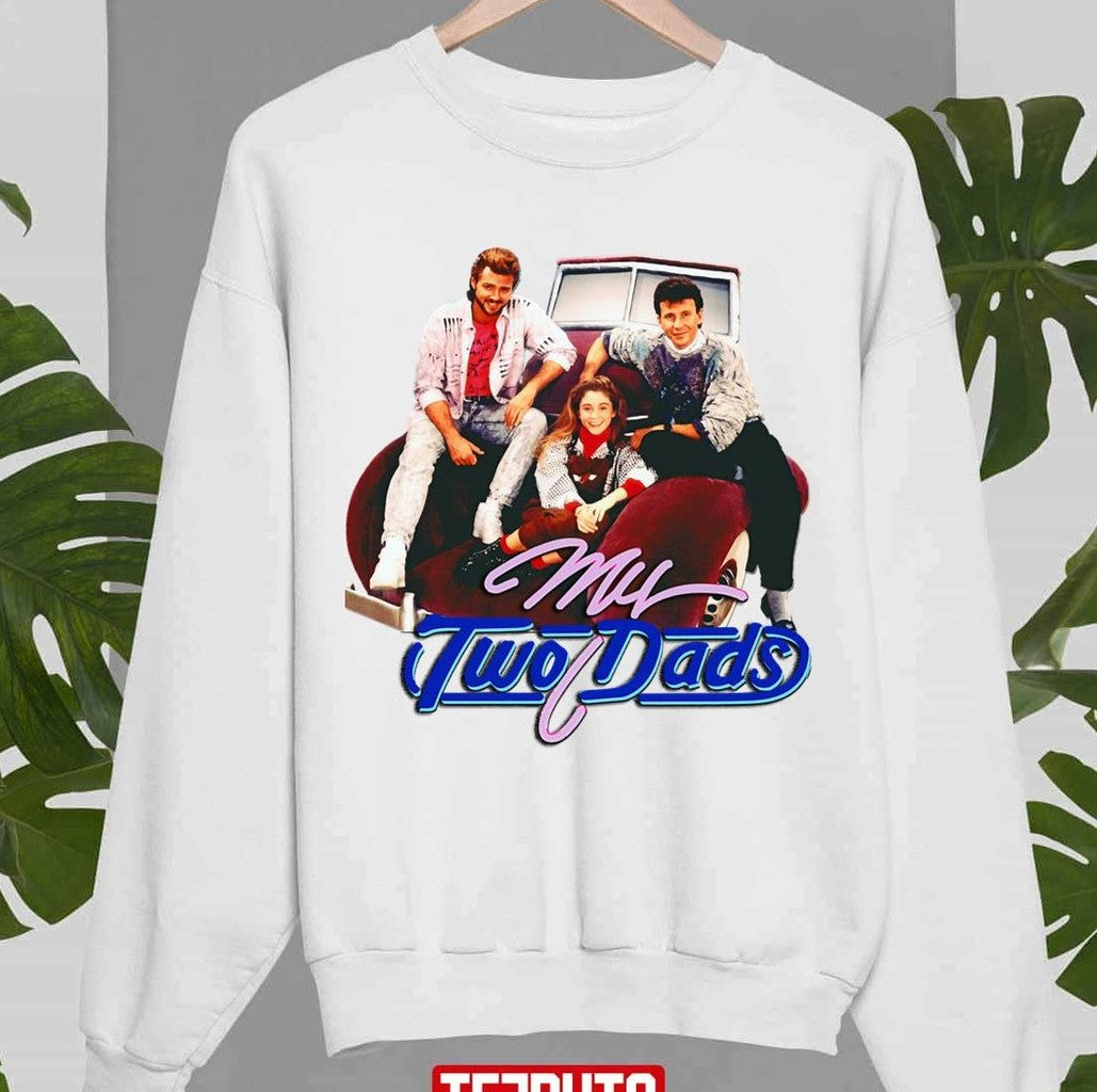 My Two Dads 80s 90s Throwback Paul Reiser Cast Tribute Christmas Holiday Unisex Sweatshirt - T-Shirt, Sweatshirt, Hoodie