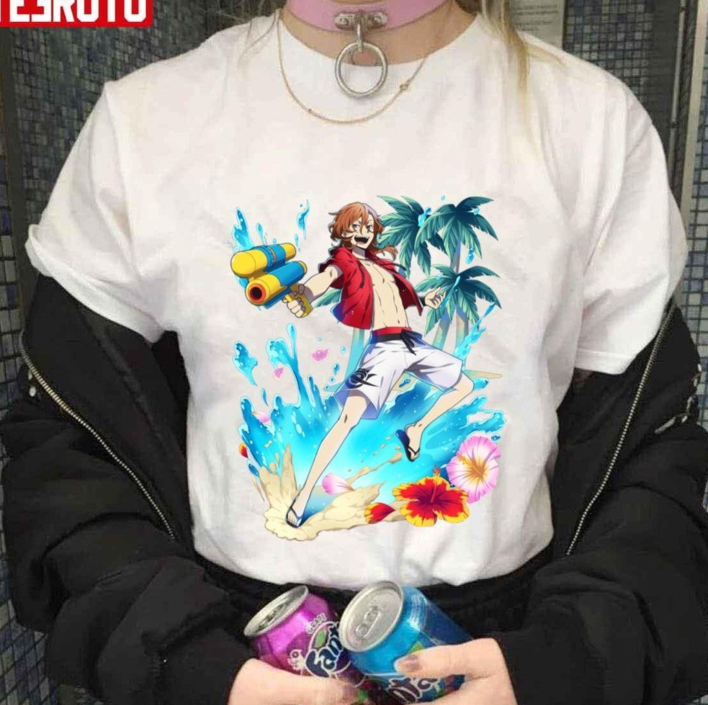 Playing Water Gun Chuuya Chuya Nakahara Bungou Stray Dogs Unisex T-Shirt - T-Shirt, Sweatshirt, Hoodie