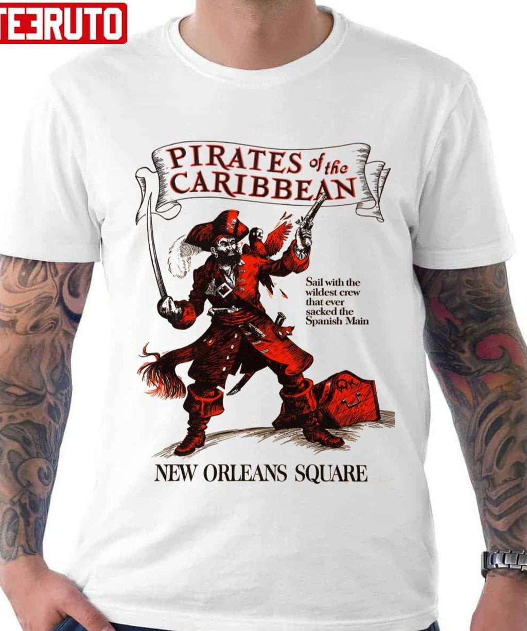 New Orleans Square Pirates Of The Caribbean Unisex T-Shirt - T-Shirt, Sweatshirt, Hoodie