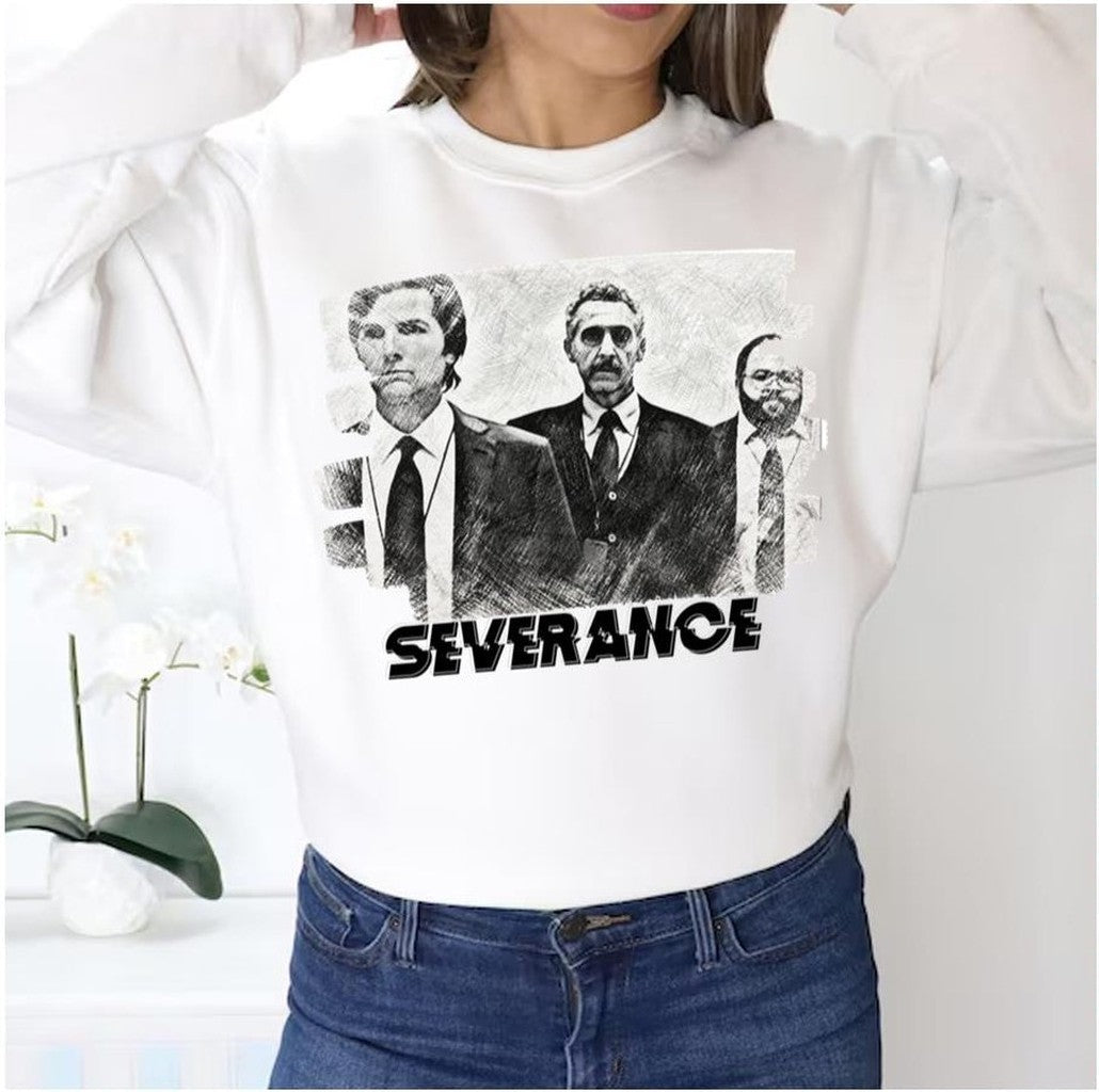 Pencil Sketch Severance Series Unisex Sweatshirt - T-Shirt, Sweatshirt, Hoodie