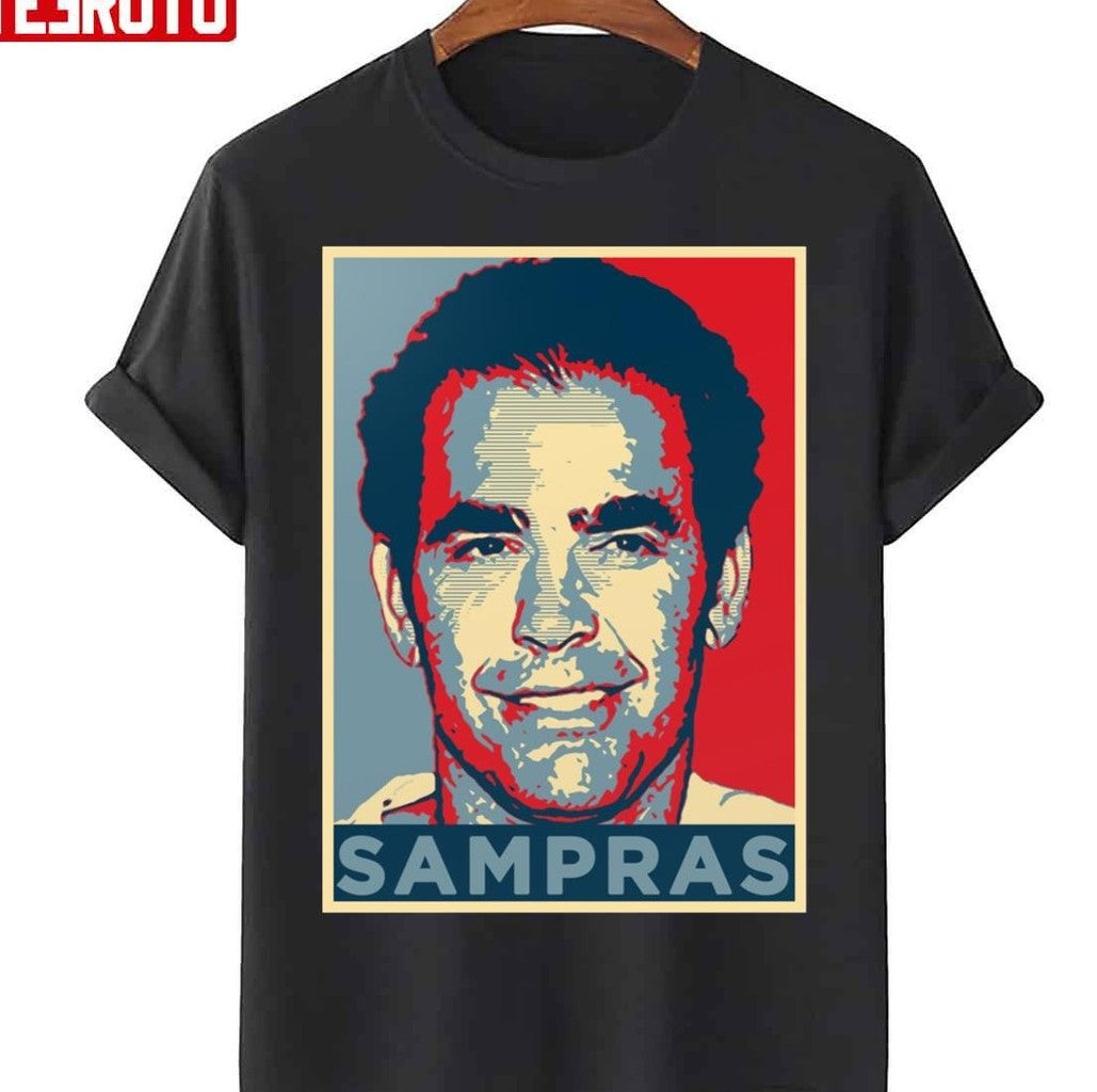 Pete Sampras Digital Graphic Tennis Pro Unisex T-Shirt - T-Shirt, Sweatshirt, Hoodie