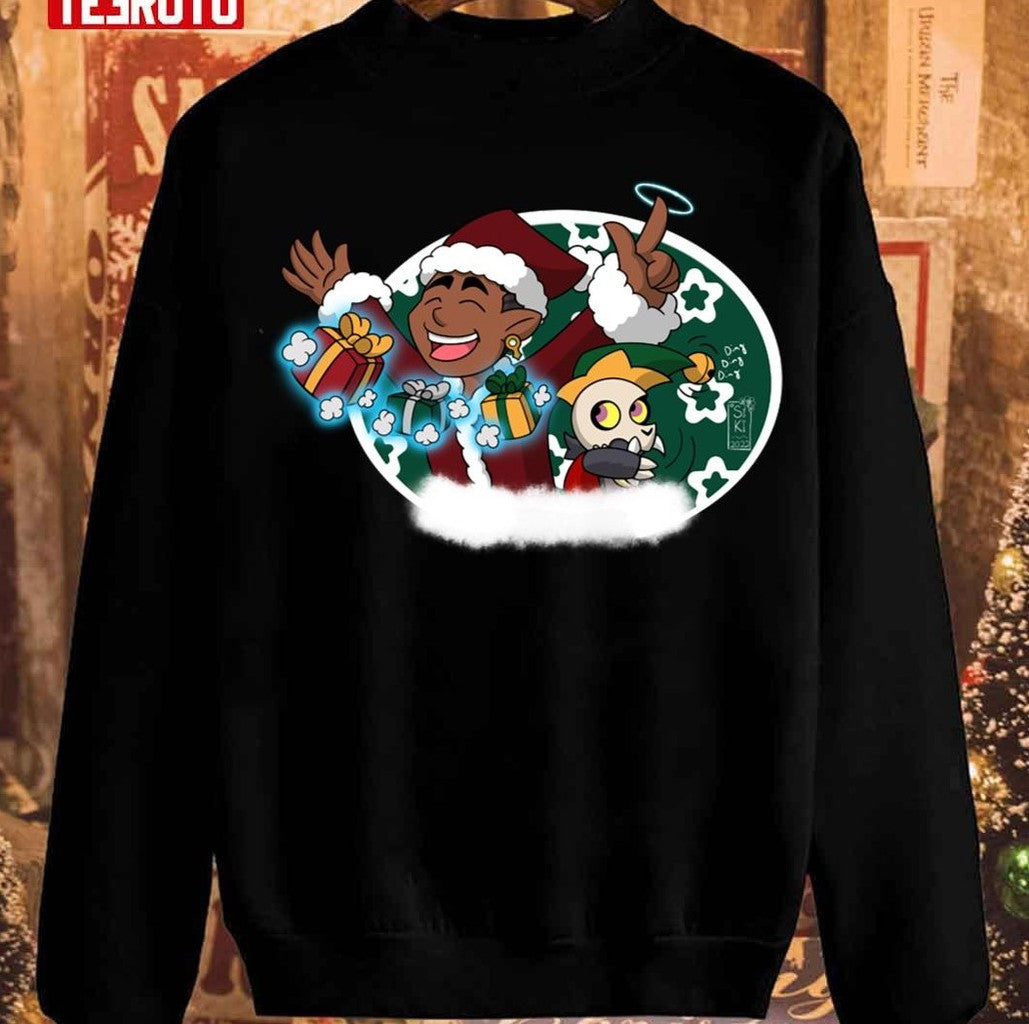 Santa Gus And Elf King Christmas Unisex Sweatshirt - T-Shirt, Sweatshirt, Hoodie