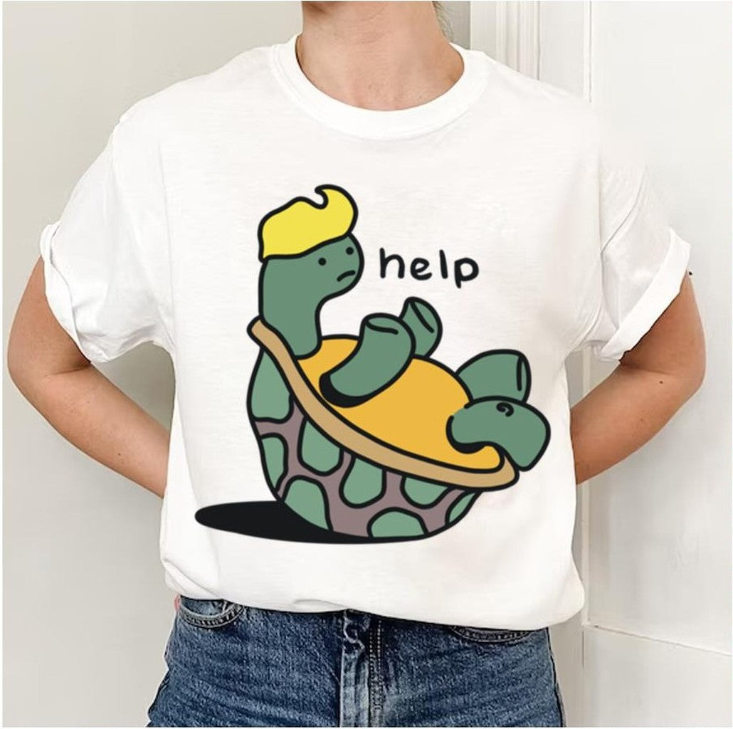 Obese Turtle Donald Trump Send Help Unisex T-Shirt - T-Shirt, Sweatshirt, Hoodie