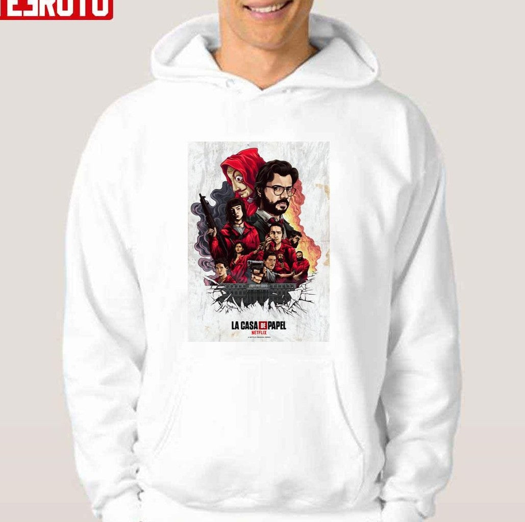 Money Heist La Casa De Papel Movie Unisex Hoodie - T-Shirt, Sweatshirt, Hoodie