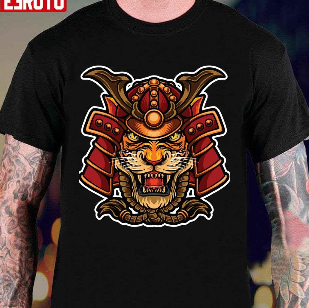 Samurai Tiger Unisex T-Shirt - T-Shirt, Sweatshirt, Hoodie