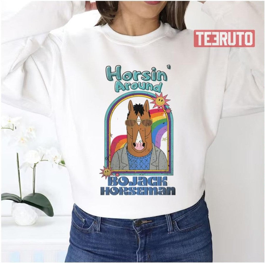 Mr Horseman Retro Bojack Horseman Unisex Sweatshirt - T-Shirt, Sweatshirt, Hoodie