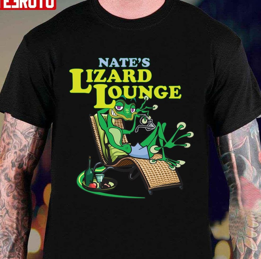 Nate's Lizard Lounge Design Logo Unisex T-shirt - T-Shirt, Sweatshirt, Hoodie
