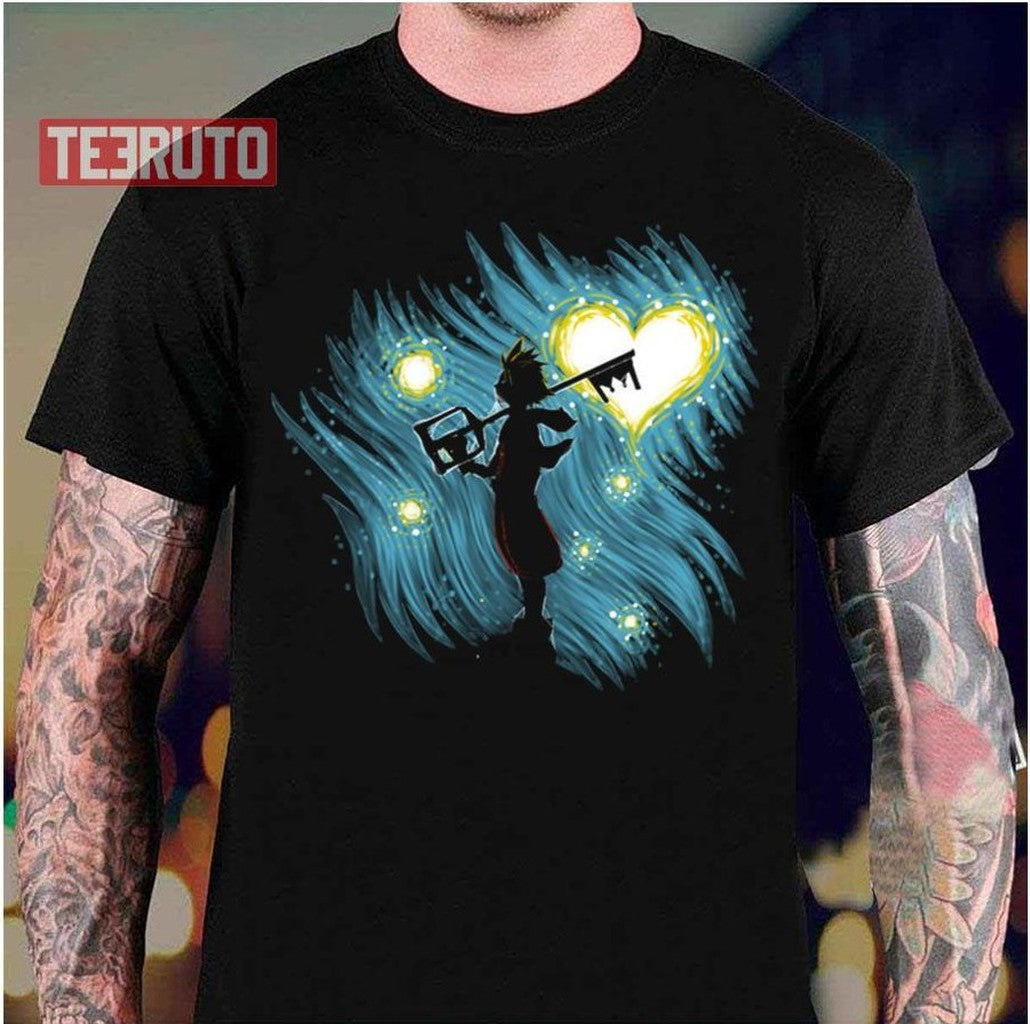 Starry Heart Kingdom Hearts Unisex T-Shirt - T-Shirt, Sweatshirt, Hoodie