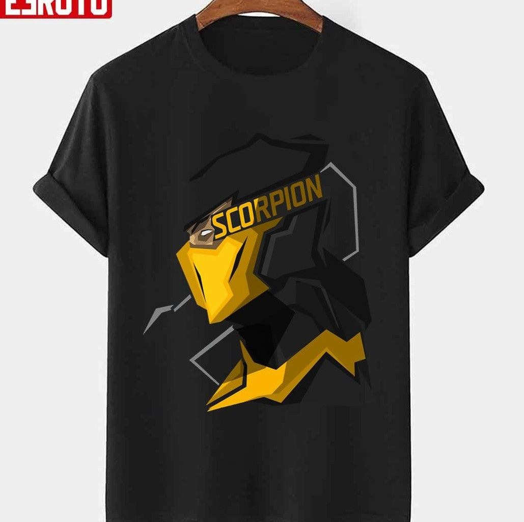 Mortal Kombat Mosaic Scorpion Cool Art Unisex T-Shirt - T-Shirt, Sweatshirt, Hoodie