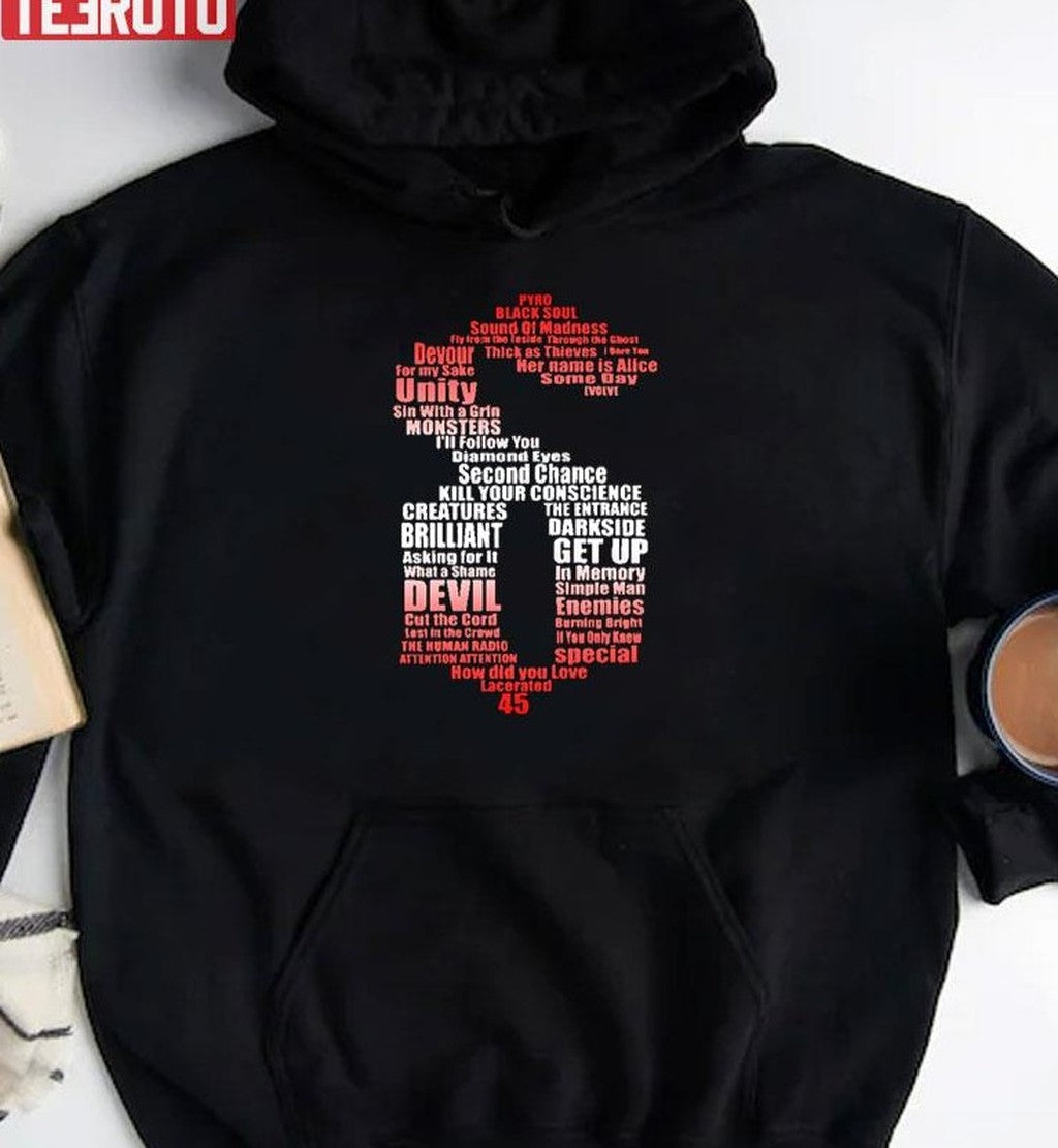 Shinedown Logo Typographic Albums Name Unisex Hoodie - T-Shirt, Sweatshirt, Hoodie