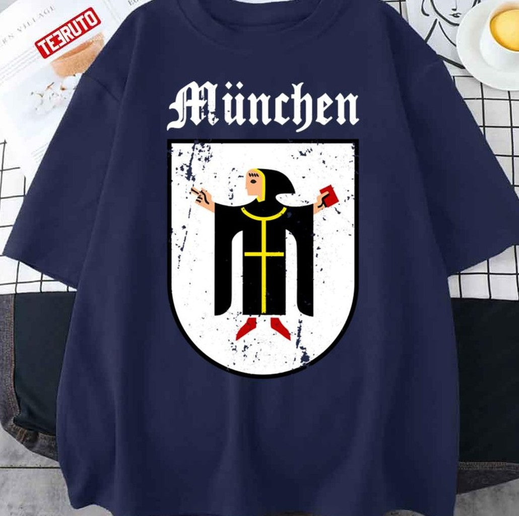 Mnchen Wappen Coat Of Arms Unisex T-Shirt - T-Shirt, Sweatshirt, Hoodie