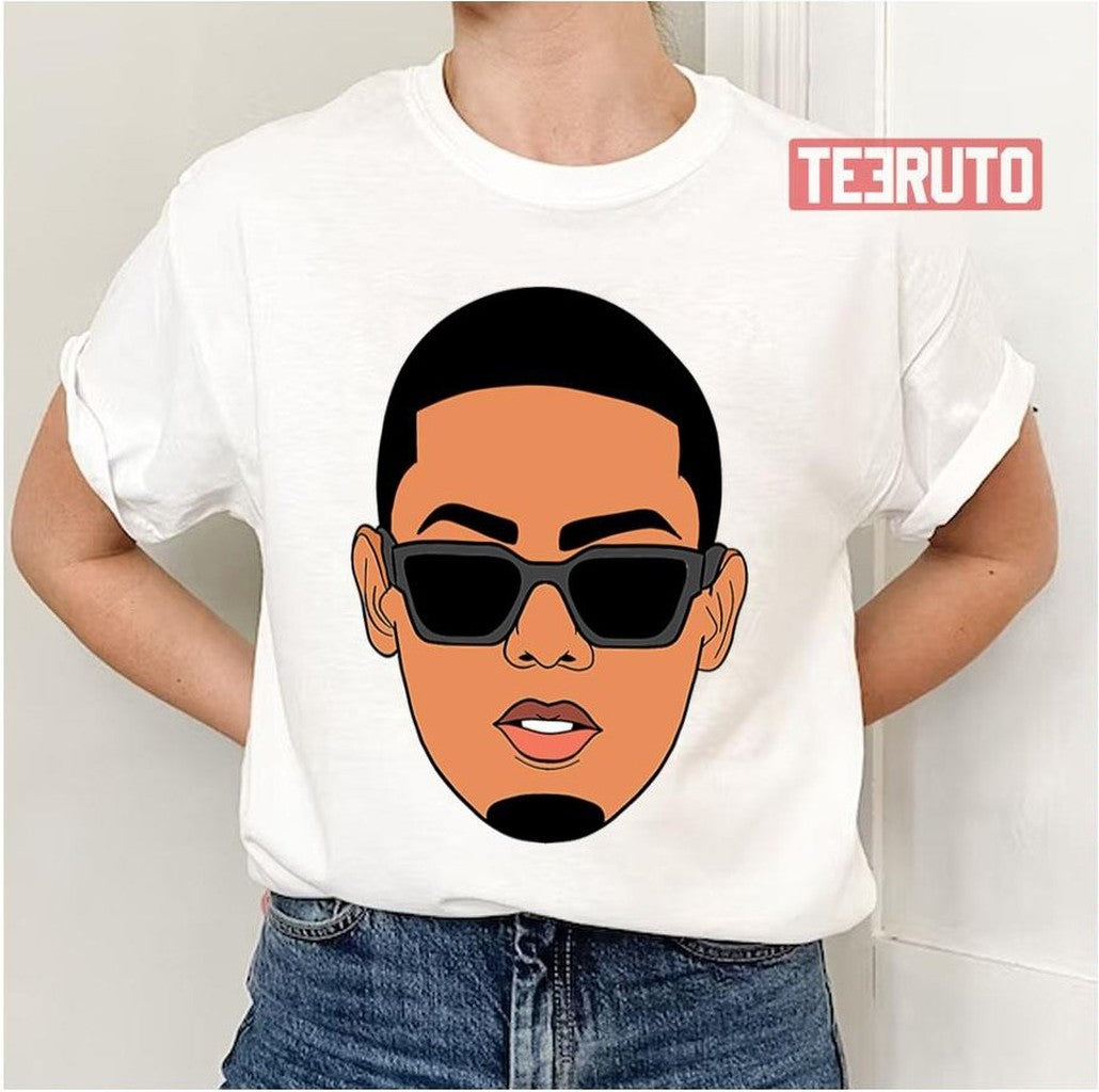 Portrait Drawing Myke Towers Unisex T-Shirt - T-Shirt, Sweatshirt, Hoodie