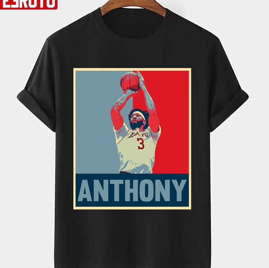 Anthony Davis Number 3 Basketball Player Hope Art Unisex T-Shirt - T-Shirt, Sweatshirt, Hoodie
