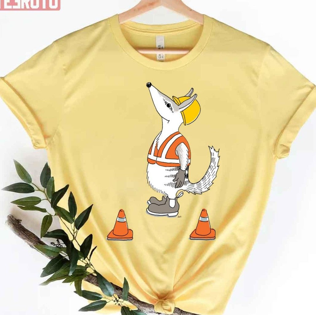 Numbat In A Hardhat Worker Unisex T-Shirt - T-Shirt, Sweatshirt, Hoodie