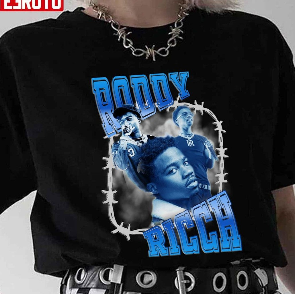 Roddy Ricch Graphic College Unisex T-Shirt - T-Shirt, Sweatshirt, Hoodie