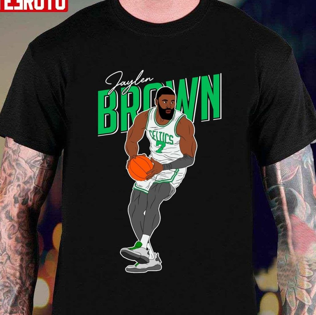 Professional Basketball Player Jaylen Brown Basket Unisex T-Shirt - T-Shirt, Sweatshirt, Hoodie
