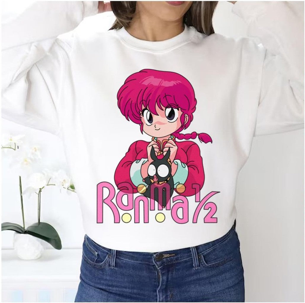 Pink Design Ranma 12 Unisex Sweatshirt - T-Shirt, Sweatshirt, Hoodie