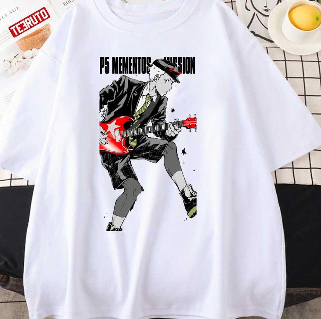 Playing Guitar Mementos Ryuji Mementos Misson Persona 5 Unisex T-shirt - T-Shirt, Sweatshirt, Hoodie