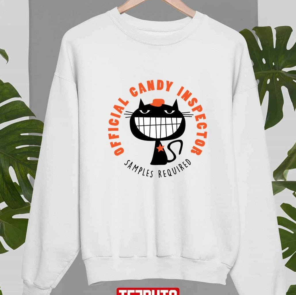 Official Candy Inspector For Halloween Unisex Sweatshirt - T-Shirt, Sweatshirt, Hoodie