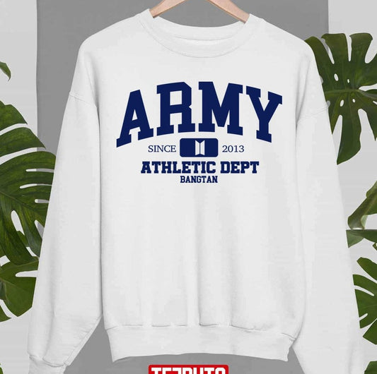 Army Since 2013 Athletic Dept BTS Bangtan Unisex Sweatshirt - T-Shirt, Sweatshirt, Hoodie