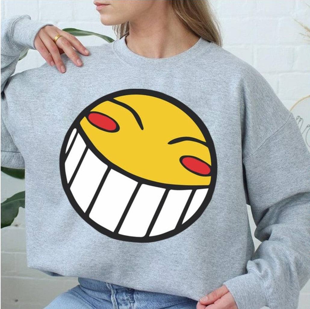 Radical Smiley Space Dandy Unisex Sweatshirt - T-Shirt, Sweatshirt, Hoodie