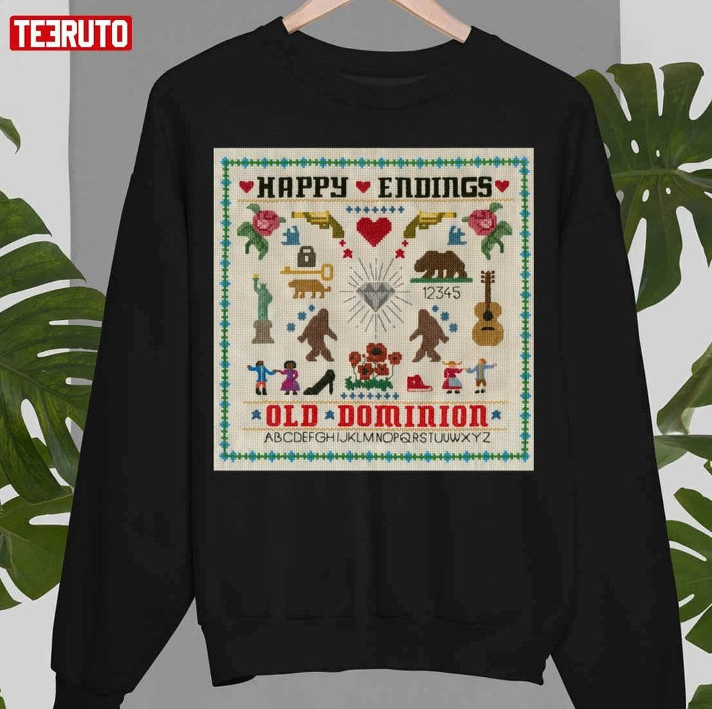 Old Dominion Happy Endings Unisex Sweatshirt - T-Shirt, Sweatshirt, Hoodie