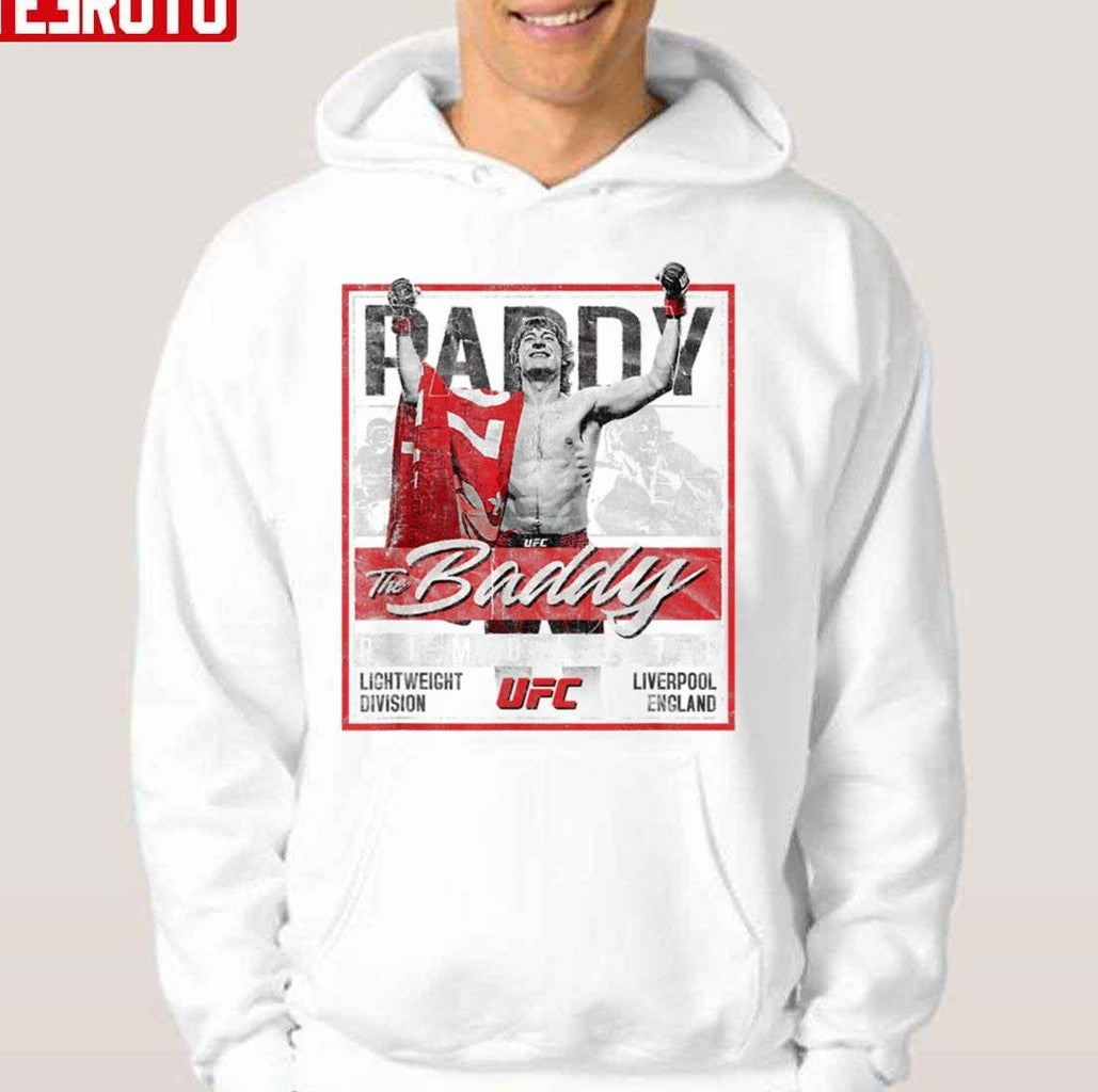 Official Ufc Champion Paddy The Baddy Pimblet Unisex Hoodie - T-Shirt, Sweatshirt, Hoodie