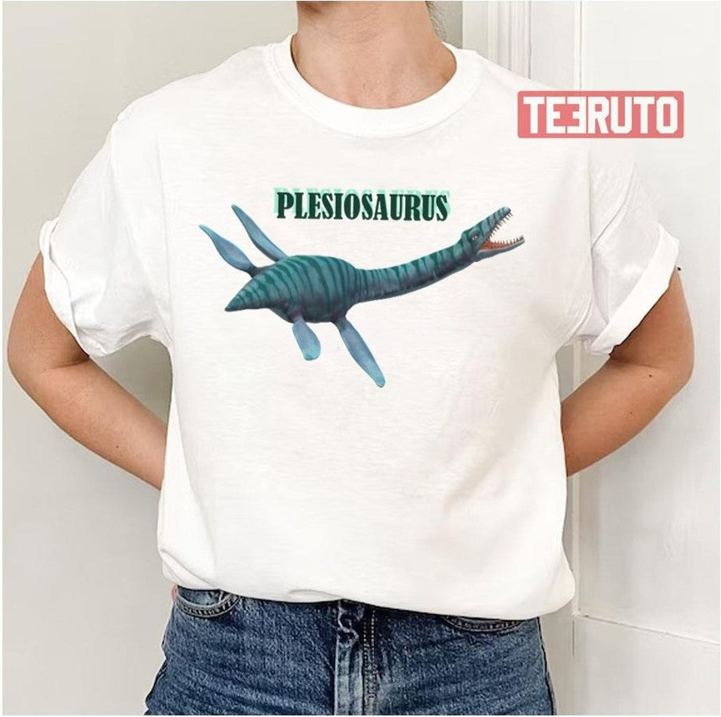 Plesiosaurus Dinosaur Cute Unisex T-Shirt - T-Shirt, Sweatshirt, Hoodie