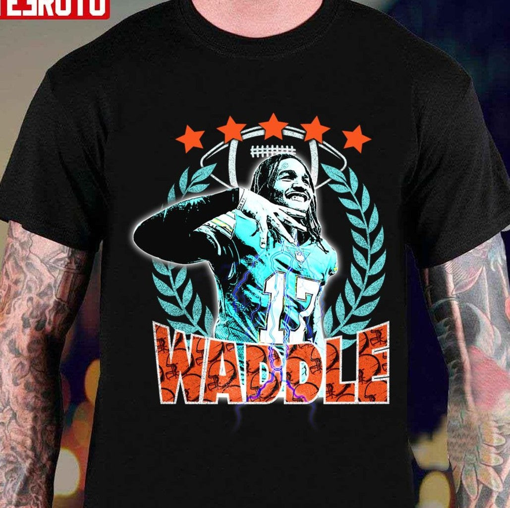 Number 17 Jaylen Waddle Unisex T-shirt - T-Shirt, Sweatshirt, Hoodie