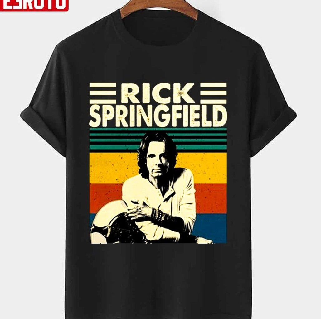 Rick Springfield Vintage Unisex T-Shirt - T-Shirt, Sweatshirt, Hoodie