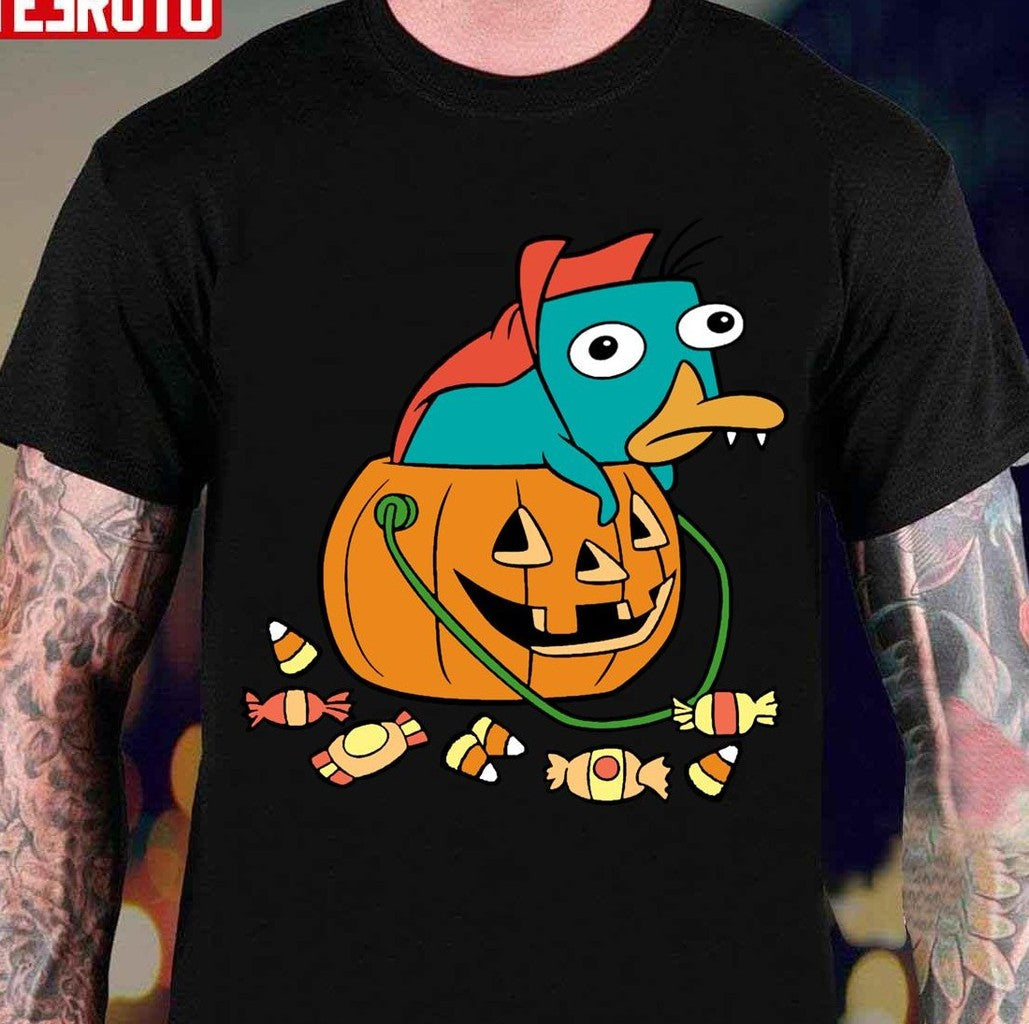 Perry The Platypus Halloween Unisex T-Shirt - T-Shirt, Sweatshirt, Hoodie
