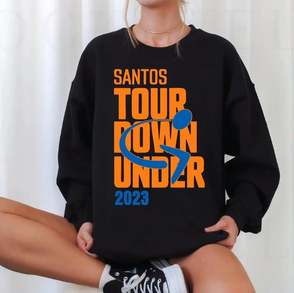 Santos Down Under 2023 New Tour Unisex Sweatshirt - T-Shirt, Sweatshirt, Hoodie