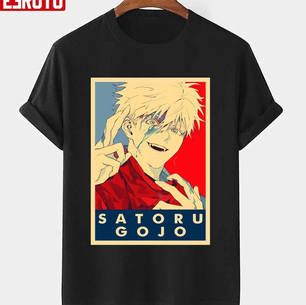 Satoru Gojo Sensei Jujutsu Kaisen Anime Hope Style Art Unisex T-Shirt - T-Shirt, Sweatshirt, Hoodie