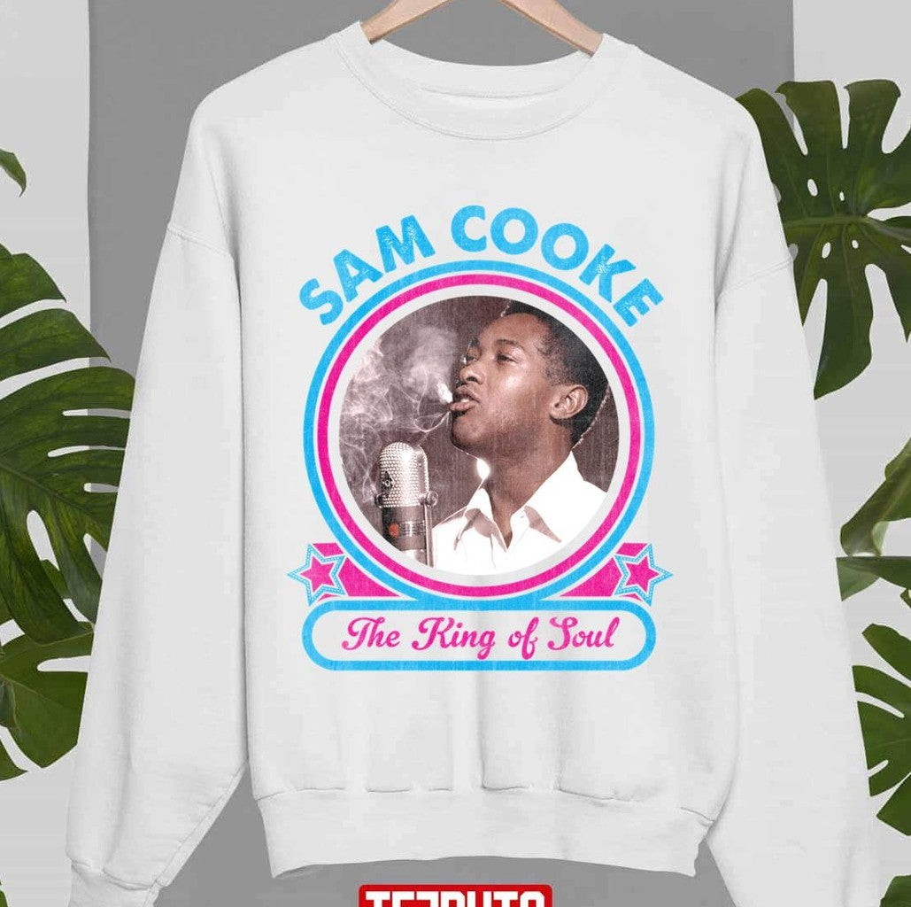 Music Genre Sam Cooke The King Of Soul Vintage Unisex Sweatshirt - T-Shirt, Sweatshirt, Hoodie