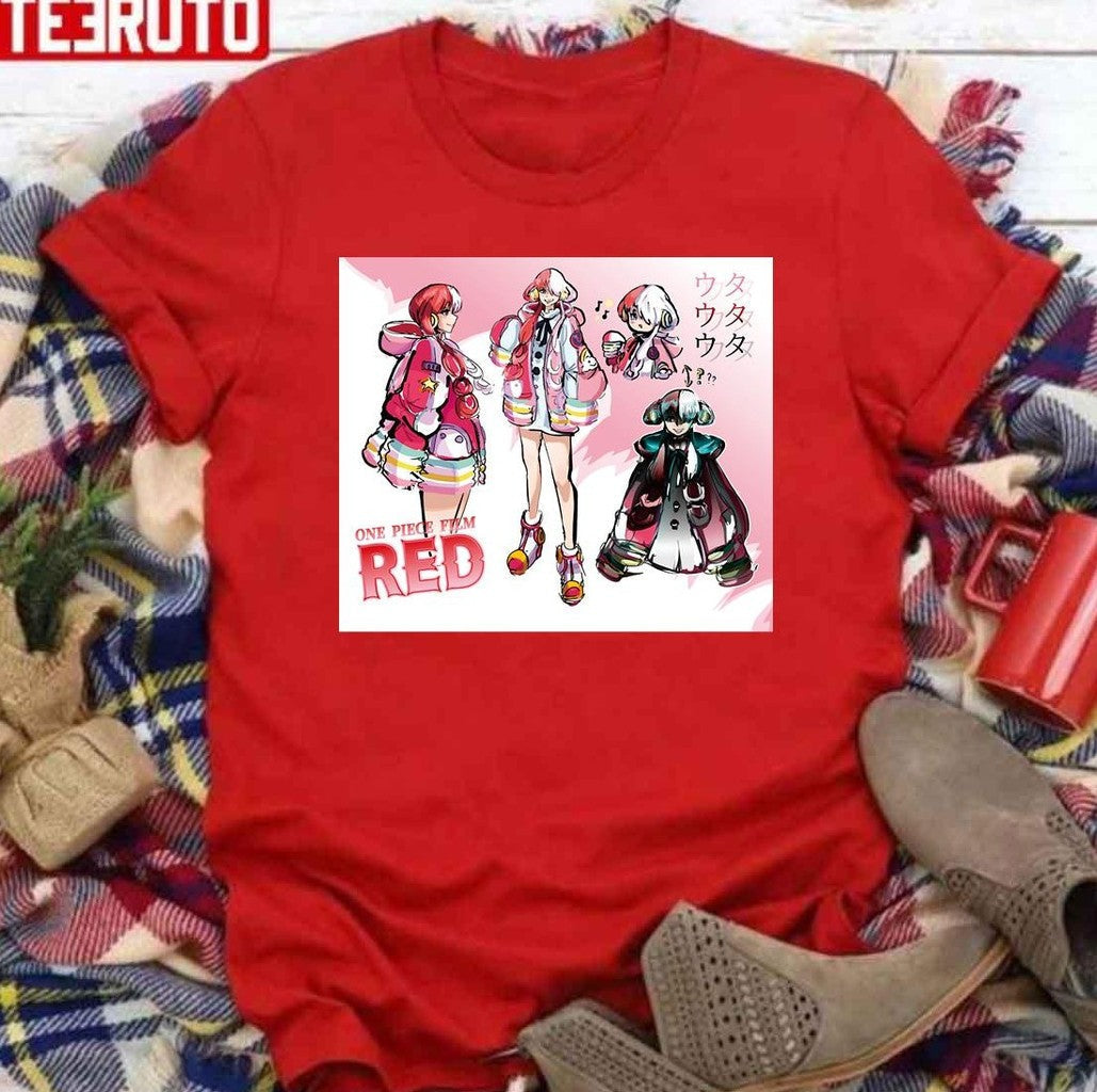 Piece Film Red Uta And Shanks Unisex T-Shirt - T-Shirt, Sweatshirt, Hoodie