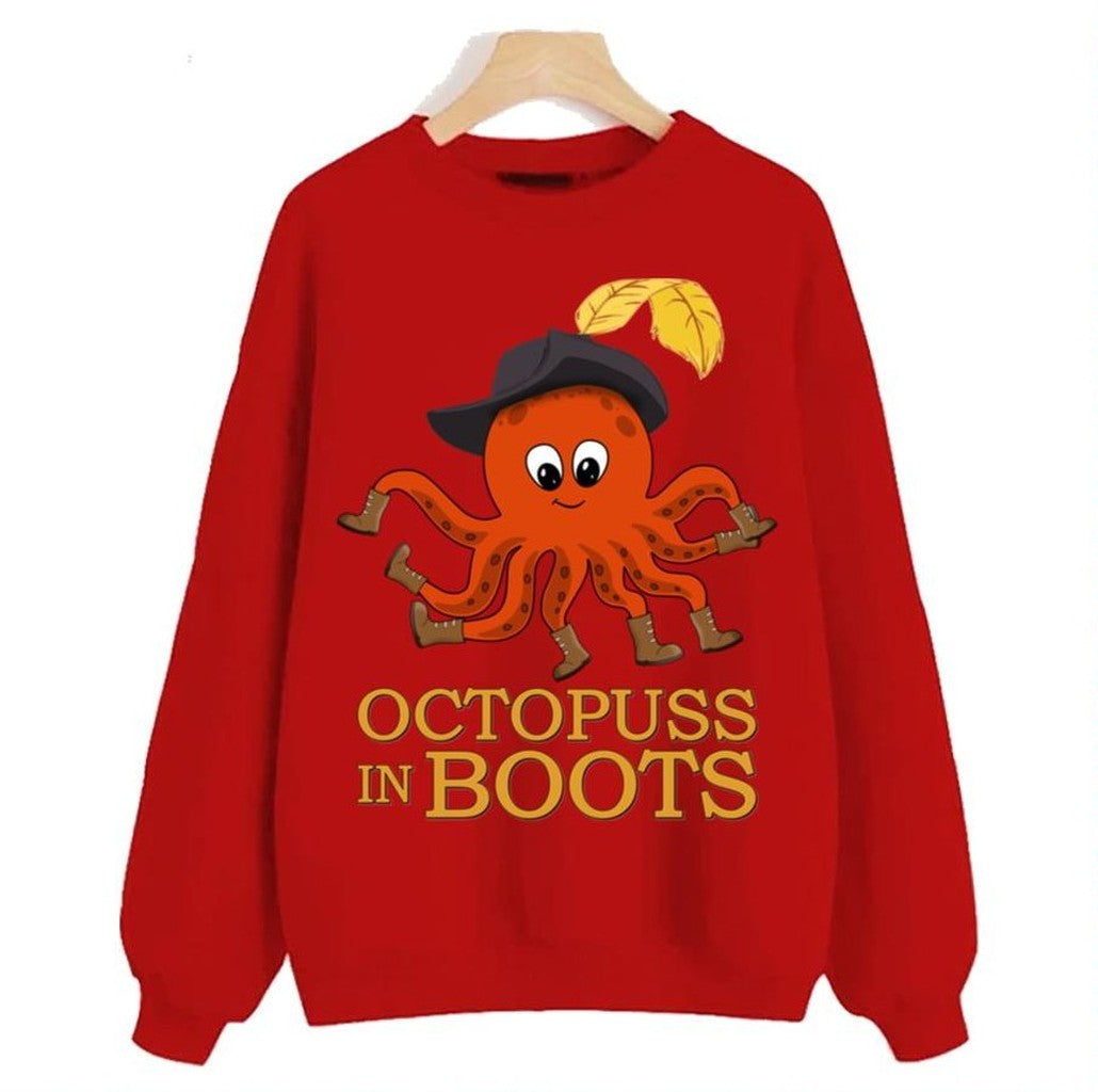 Octo Puss In Boots Unisex Sweatshirt - T-Shirt, Sweatshirt, Hoodie